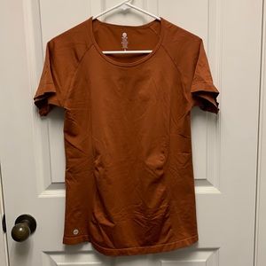 Senita Athletics Seamless Tee, Copper, Size Large
